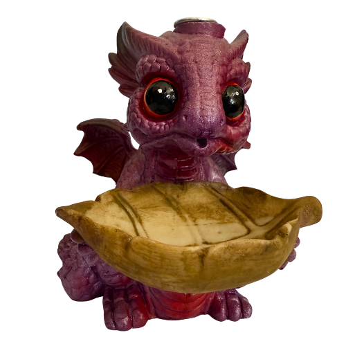 Incensário Dragão Dourado - Ateliê Pura Magia
